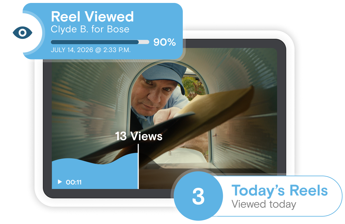 Simian reel engagement analytics
